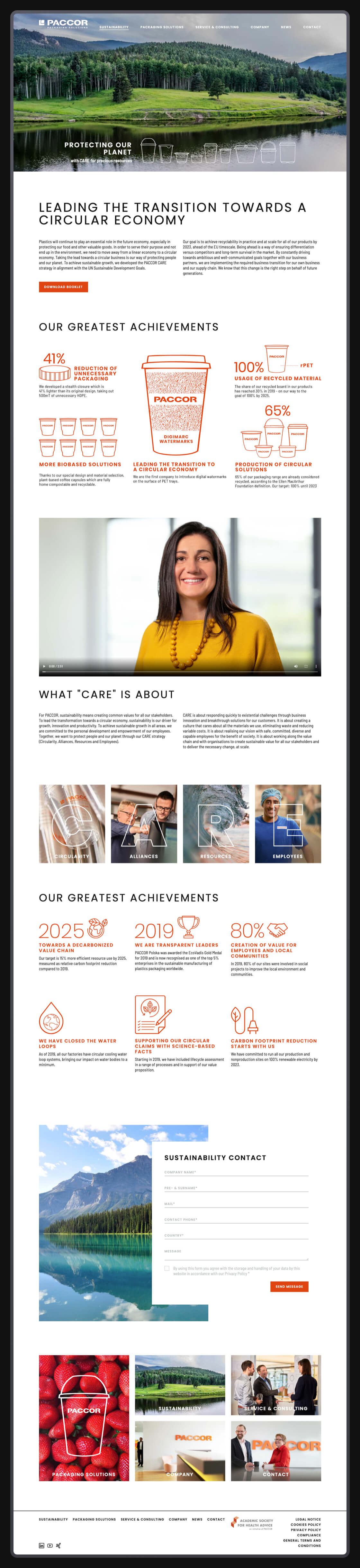  Referenz - PACCOR - Corporate Website
