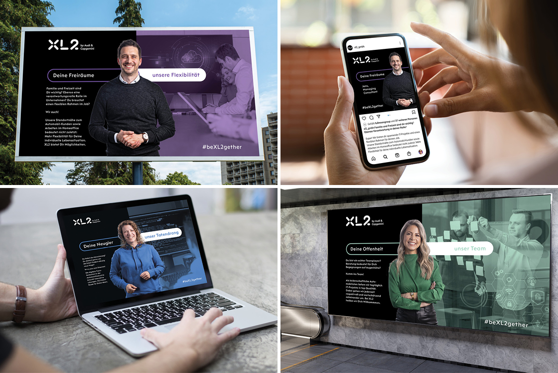  Referenz - XL2 - Employer Branding Kampagne