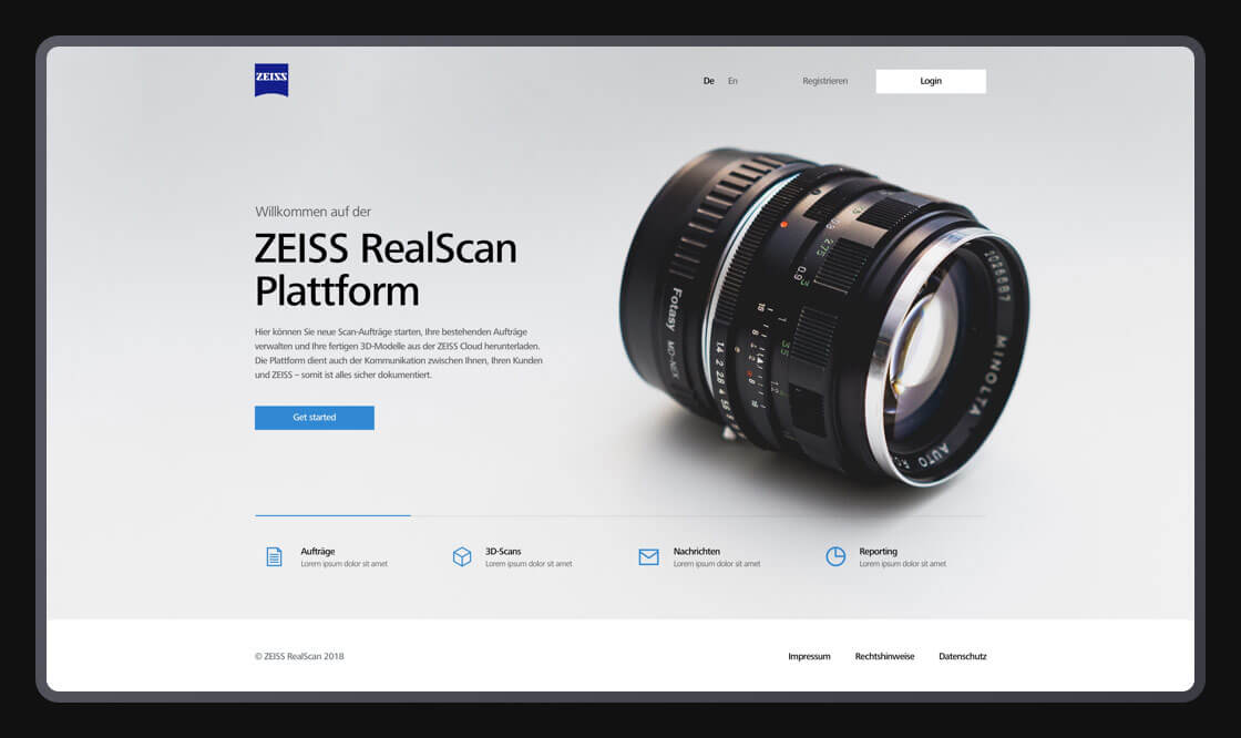  Referenz - Zeiss - 3D Scan Plattform